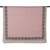 Cotton sarong, 'Deep Rose Dame' - Spring-Themed Hand-Block Printed Deep Rose Cotton Sarong
