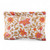 Cotton cosmetic bag, 'Primaveral Splendor' - Spring-Inspired Block-Printed Zippered Cotton Cosmetic Bag