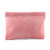 Cotton cosmetic bag, 'Spiral Sweet' - Handmade Block-Printed 100% Cotton Cosmetic Bag in Pink