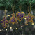 Embroidered ornaments, 'Purple Christmas' (set of 4) - Set of 4 Purple Christmas Ornaments with Zardozi Embroidery (image 2) thumbail