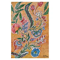 'Bloom with Gratitude II' - Floral and Nature-Themed Impressionist Watercolor Painting