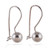 Sterling silver drop earrings, 'Globe Duo' - Avant-Garde High-Polished Sterling Silver Drop Earrings thumbail