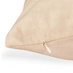 Embroidered cotton cushion covers, 'Olive Floruit' (pair) - Olive & Ecru Cotton Cushion Cover Pair with Bloom Embroidery
