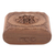Wood jewelry box, 'Kashmiri Delight' - Floral Carved Wood Jewelry Box (image 2d) thumbail