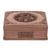 Walnut jewelry box, 'Hypnotic Tree' - Floral Carved Wood Jewelry Box (image 2a) thumbail