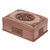 Walnut jewelry box, 'Hypnotic Tree' - Floral Carved Wood Jewelry Box (image 2c) thumbail