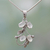 Moonstone pendant necklace, 'Moon Goddess' - Sterling Silver Pendant Moonstone Necklace Artisan Jewelry (image 2) thumbail