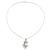 Moonstone pendant necklace, 'Moon Goddess' - Sterling Silver Pendant Moonstone Necklace Artisan Jewelry thumbail