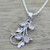 Moonstone pendant necklace, 'Moon Goddess' - Sterling Silver Pendant Moonstone Necklace Artisan Jewelry (image 2b) thumbail