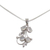 Moonstone pendant necklace, 'Moon Goddess' - Sterling Silver Pendant Moonstone Necklace Artisan Jewelry (image 2d) thumbail