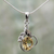 Topaz pendant necklace, 'Golden Majesty' - Sterling Silver and Topaz Necklace Modern Jewelry (image 2) thumbail