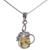 Topaz pendant necklace, 'Golden Majesty' - Sterling Silver and Topaz Necklace Modern Jewelry (image 2d) thumbail