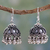 Pendientes candelabro de plata de ley - Pendientes de araña de plata esterlina de joyería de comercio justo