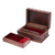 Walnut jewelry box, 'Lucky Dragon' - Hand Carved Wood Jewelry Box from India