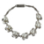 Pearl flower bracelet, 'Misty' - Pearl Bracelet Tennis Style  Sterling Silver Jewelry  thumbail