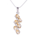 Topaz pendant necklace, 'Sky Fire' - Sterling Silver and Topaz Pendant Necklace (image 2c) thumbail