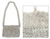 Soda pop-top shoulder bag, 'Shimmery Night' - Recycled Aluminum Soda Pop-Top Handbag