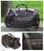Leather travel bag, 'Brazil in Dark Brown' (large) - Leather travel bag thumbail
