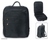 Leather laptop backpack, 'Black Universal'  - Leather laptop backpack