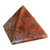 Calcite pyramid, 'Tangerine Dream' - Hand Carved Orange Calcite Pyramid (image 2e) thumbail