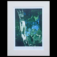 'Milagro de la imagen' - Fotografía en color del tema del agua abstracta