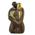 Bronze sculpture, 'Shiny Shelter' - Handmade Abstract Bronze Sculpture (image 2b) thumbail