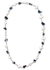 Halskette aus Quarz und Sodalith, 'Blue Sky - Halskette aus Quarz und Sodalith