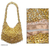 Soda pop-top purse, 'Mini-Shimmery Gold' - Unique Recycled aluminium Flap Handbag from Brazil (image 2) thumbail