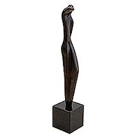 Bronze sculpture, 'The Thoughts' (large) - Bronze sculpture (Large)