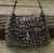 Soda pop-top shoulder bag, 'Shimmery Night' - Black Crochet Recycled Poptop Shoulder Bag from Brazil  (image 2b) thumbail