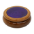 Lilac agate and cedar jewelry box, 'Amazon Lily' - Artisan Crafted Agate jewellery Box thumbail