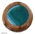 Green agate and cedar jewelry box, 'Forest Amazon' - Green Agate and Wood Jewelry Box