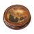Brown agate and cedar jewelry box, 'Earth Amazon' - Brown Agate and Wood Trinket Jewelry Box (image 2f) thumbail