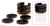 Purple agate and cedar coasters, 'Violet Moons' (set of 6) - Purple Agate and Cedar Coasters (Set of 6) (image 2) thumbail