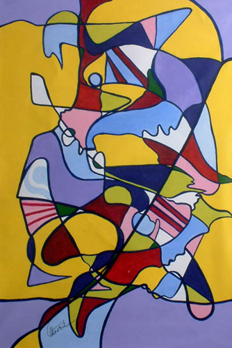 'Corner' - Abstract Brazilian Fine Art 