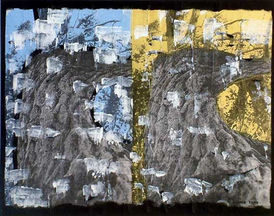 'Freedom from the Island' - Photo-Collage Acrylic on Canvas Island Theme