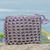 Soda pop-top coin purse, 'Lilac Style' - Soda pop-top coin purse