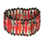 Recycled paper bracelet, 'The News is Hot' - Recycled Paper Stretch Bracelet (image 2a) thumbail