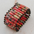 Recycled paper bracelet, 'The News is Hot' - Recycled Paper Stretch Bracelet (image 2b) thumbail