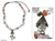 Halskette aus Quarz und Achat, 'Life Force - Halskette aus Quarz und Achat