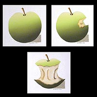 'Green Apple' (triptych)