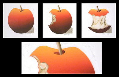 Red Apple (triptych)