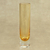 Handblown art glass vase, 'Amber Column' - Murano Inspired handblown vase thumbail