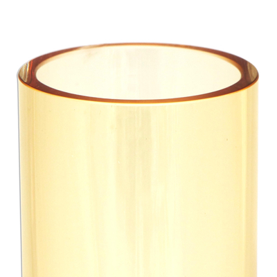 Handgeblasene Kunstglasvase - Von Murano inspirierte mundgeblasene Vase