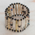 Recycled paper bracelet, 'The News is White' - Recycled Paper Wristband Bracelet (image 2) thumbail