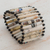 Recycled paper bracelet, 'The News is White' - Recycled Paper Wristband Bracelet (image 2b) thumbail