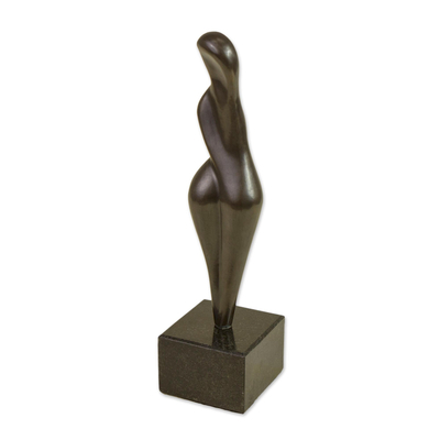 Bronze sculpture, 'Slender' - Bronze sculpture