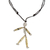 Quartz long necklace, 'Story of Peace' - Quartz long necklace thumbail