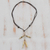Quartz long necklace, 'Story of Peace' - Quartz long necklace (image 2b) thumbail