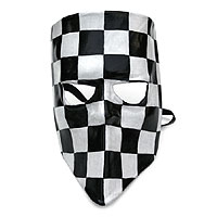 Leather mask, 'Bautta' - Leather mask